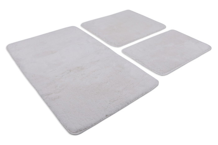 Mijölnir Havai Juego de Alfombras de Baño Acrílicas - Blanco Mijölnir Havai Juego de Alfombras de Baño Acrílicas - Blanco